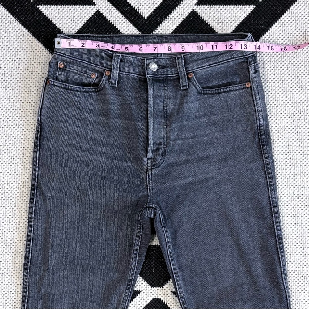 Etica Alex High Rise Skinny Jeans in Sunned Black Size 27 - Picture 5 of 14